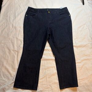 GILI Got it Love it Bootcut Button Side Detail Women's size 16 Blue Denim Jeans